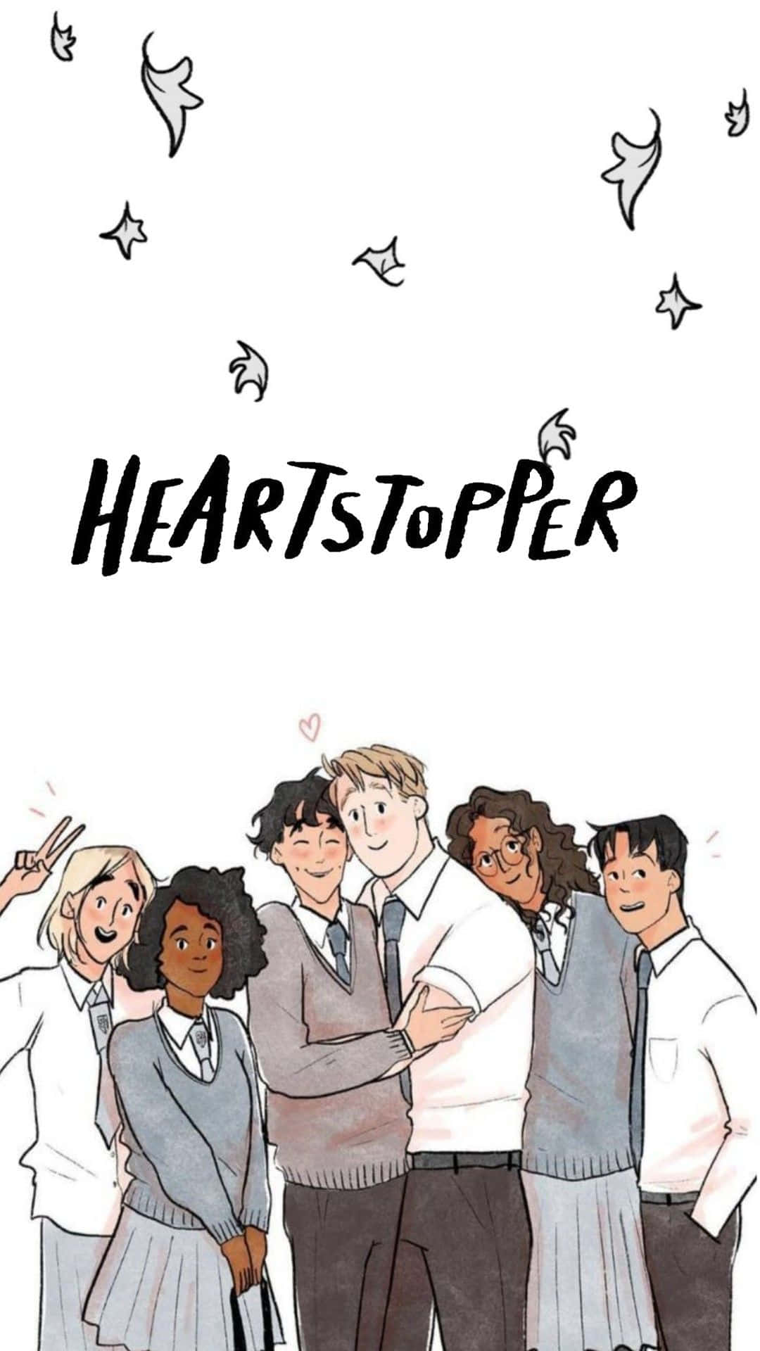 i dont think ive shared this before but heres a fun heartstopper  wallpaper i made a while ago  rHeartstopperAO