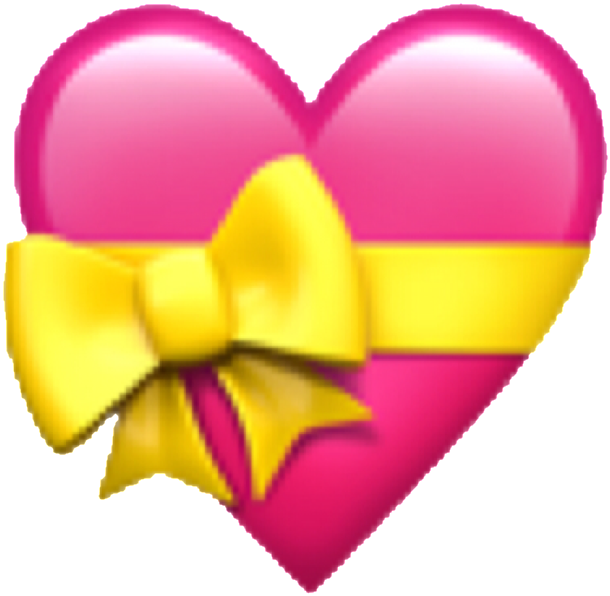 Heartwith Ribbon Emoji PNG