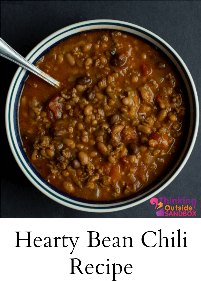 Hearty Bean Chili Recipe PNG