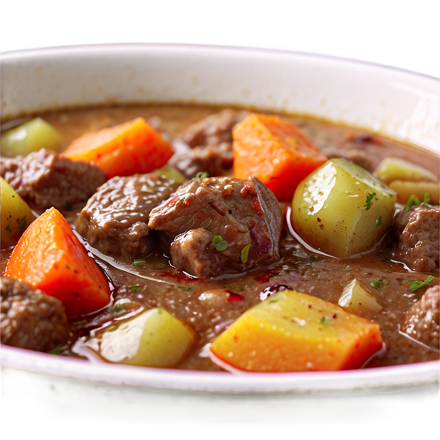 Hearty Beef Stew Png 05242024 PNG