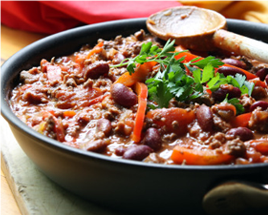 Hearty Beefand Bean Chili PNG