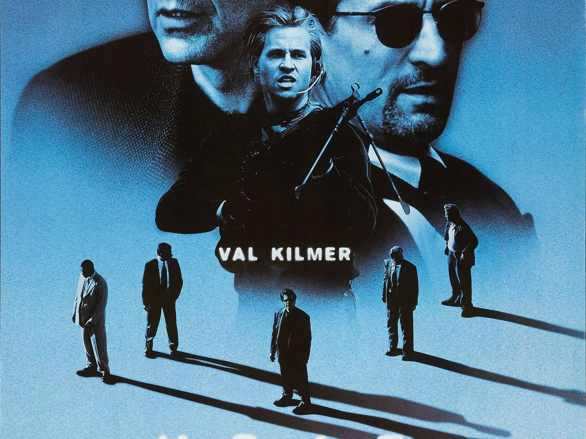 Heat Movie 1995 Val Kimer Robert De Niro Wallpaper