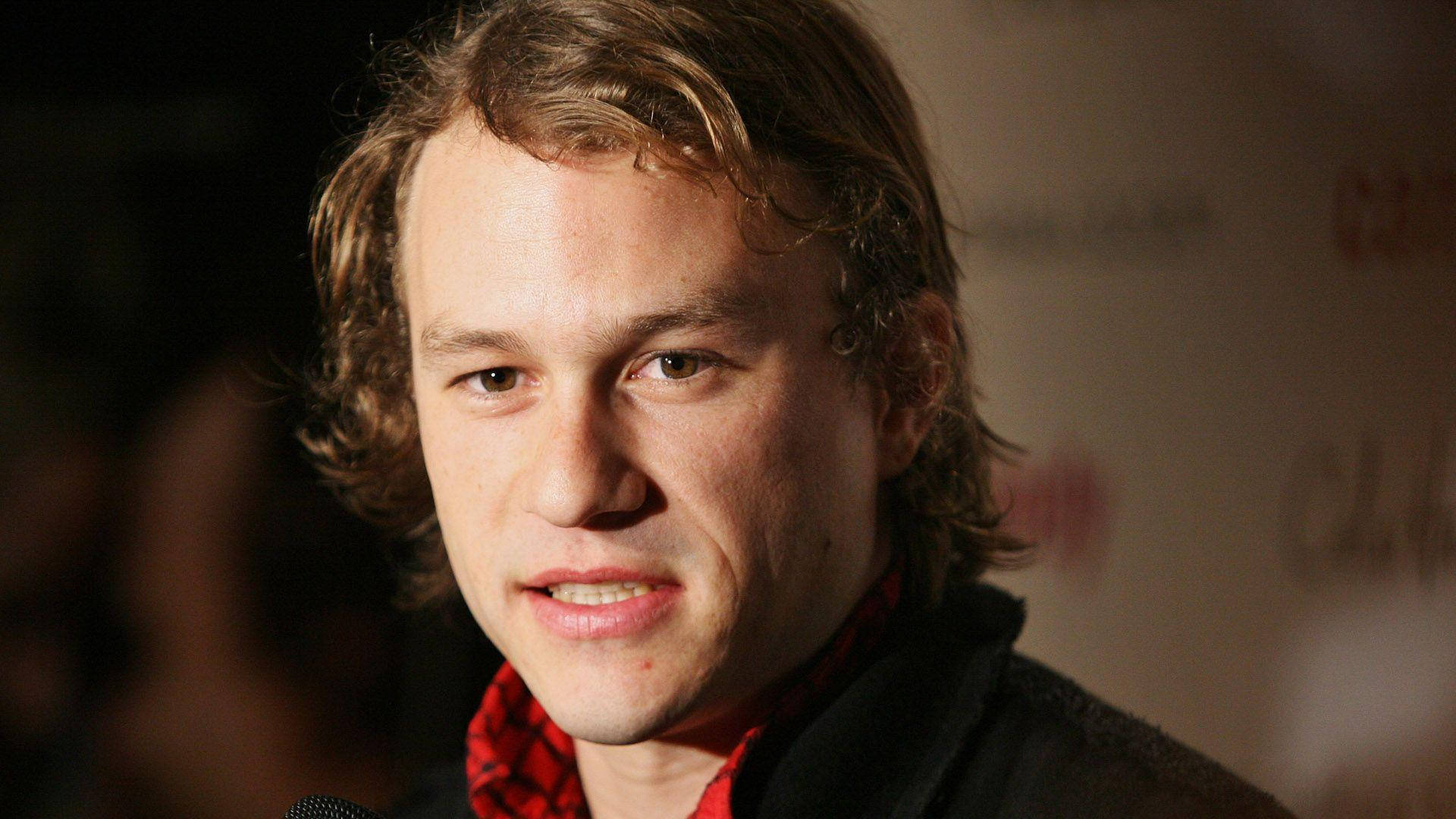 Heath Ledger At A Movie Premiere