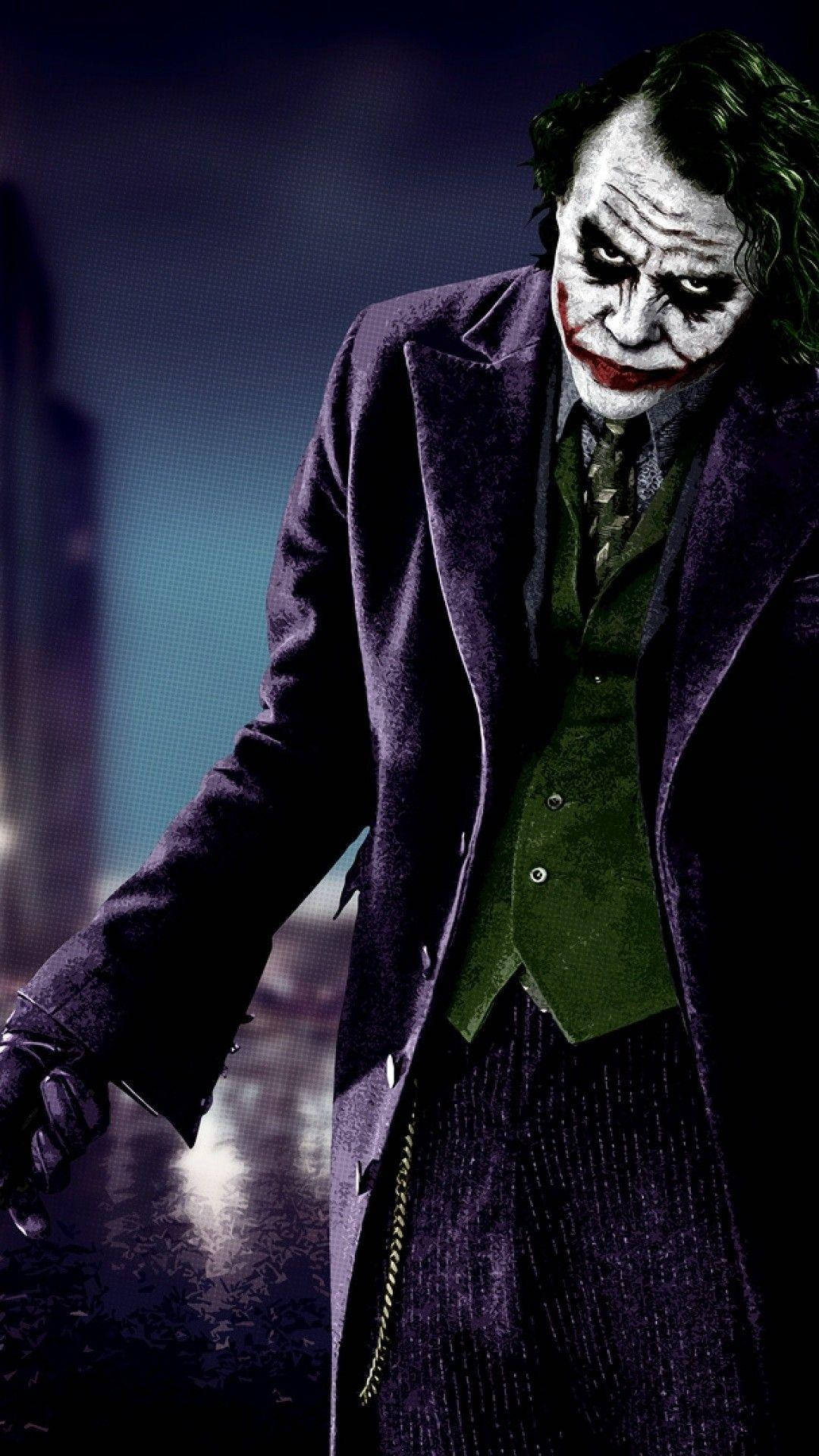 Heath Ledger In Character