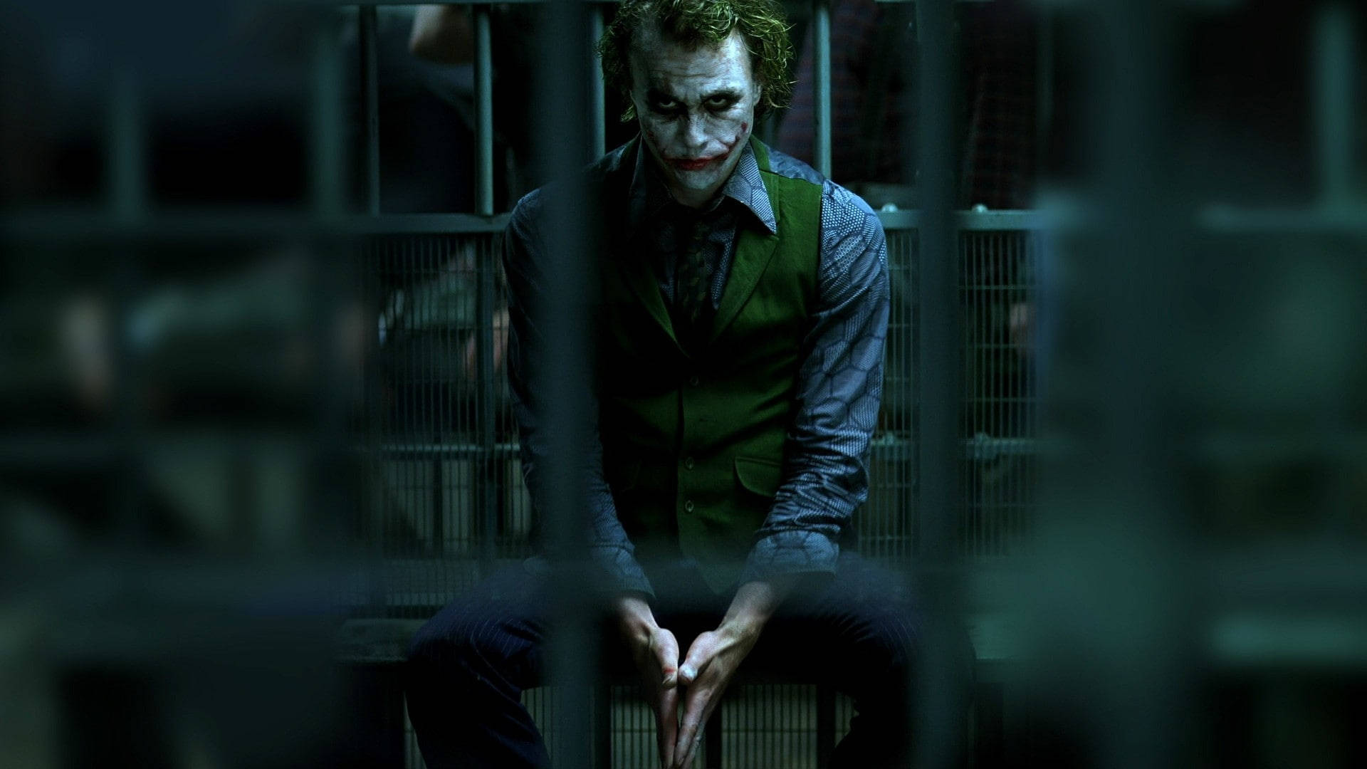 Heath Ledger Joker Behind Bars