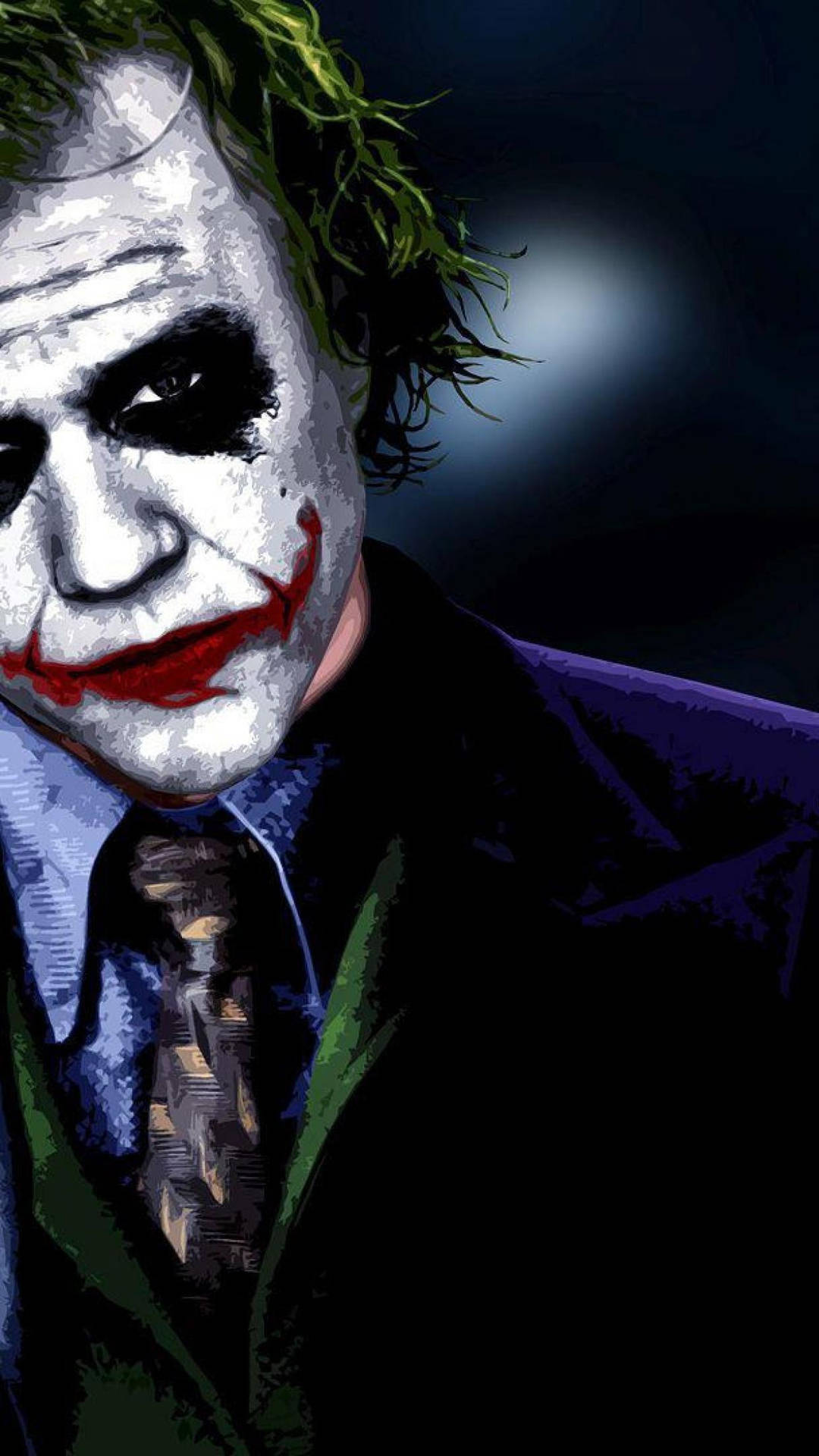 Heath Ledger Joker Portrait Wallpaper