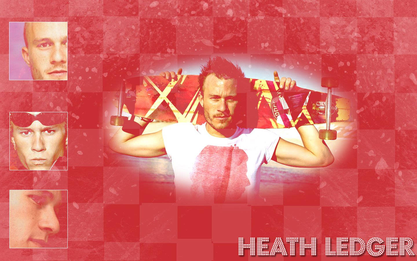 Heath Ledger Red Digital Art Wallpaper
