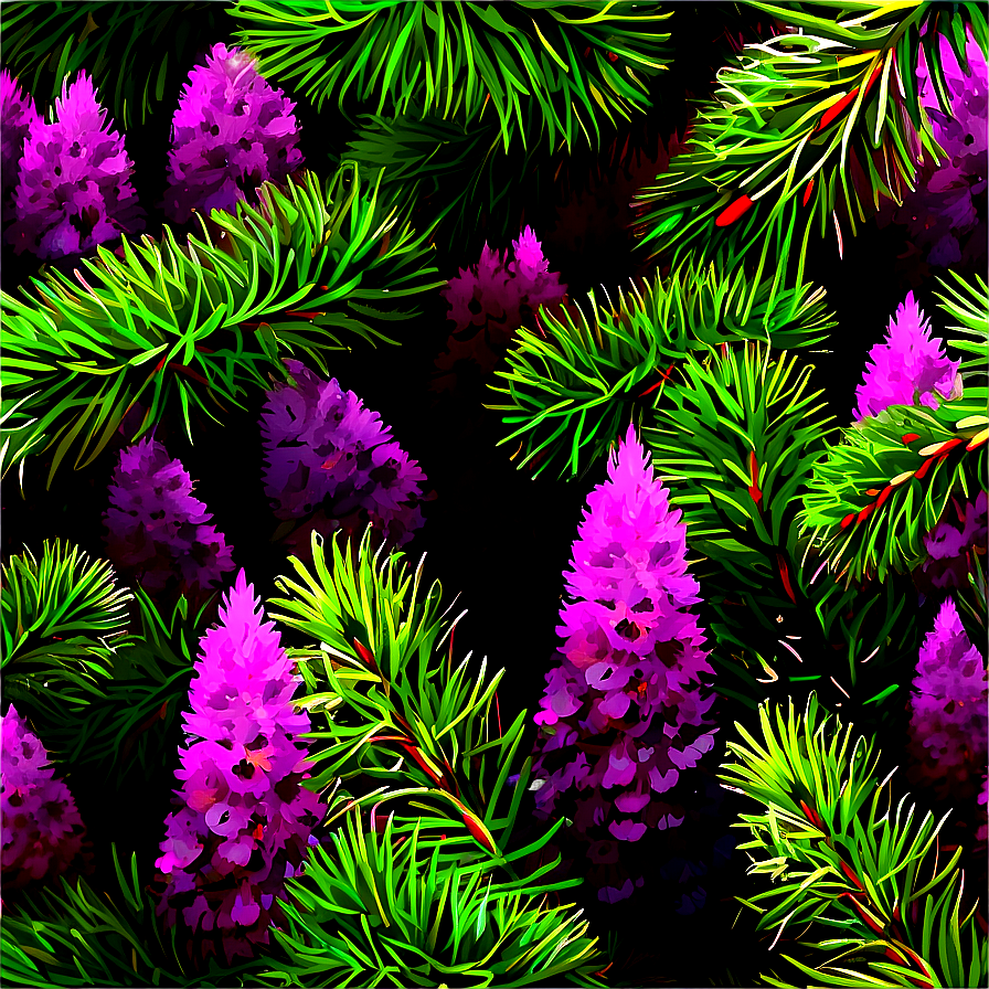 Heather And Pine Forest Png Lss85 PNG