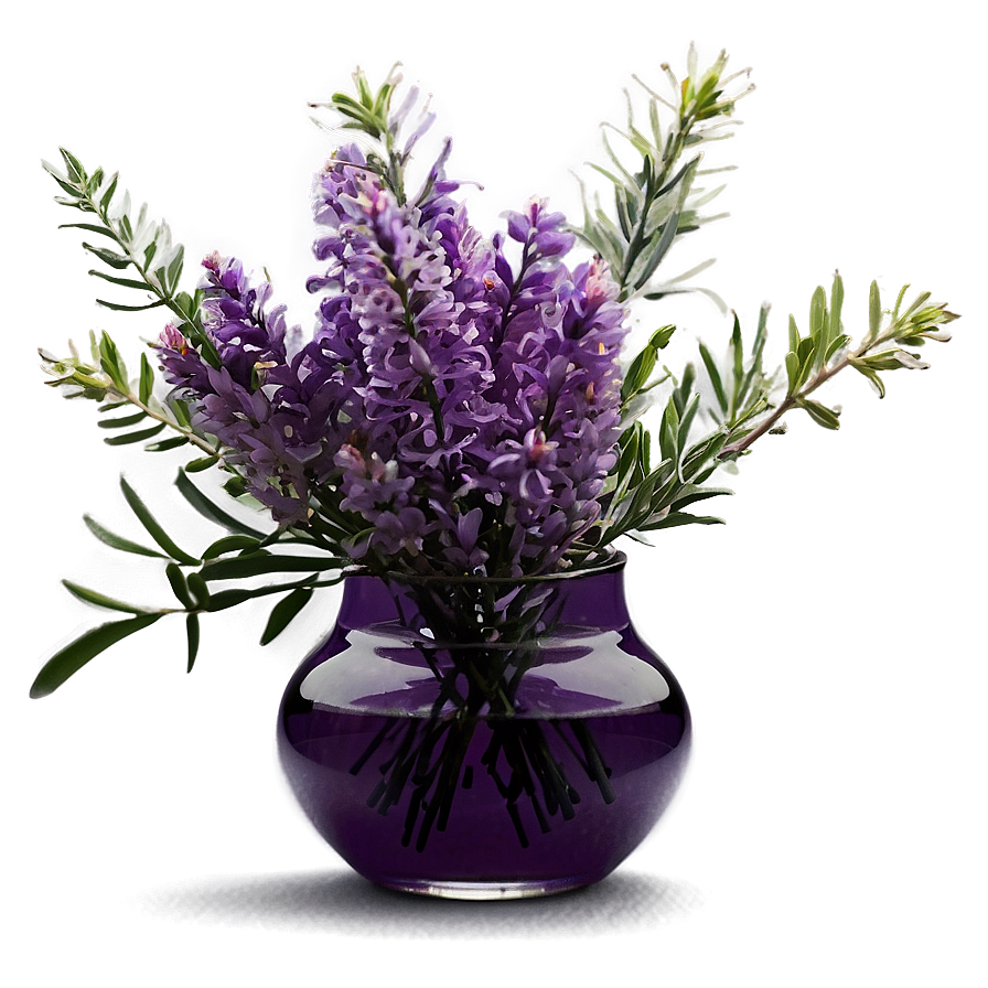 Heather In Vase Png Olt PNG