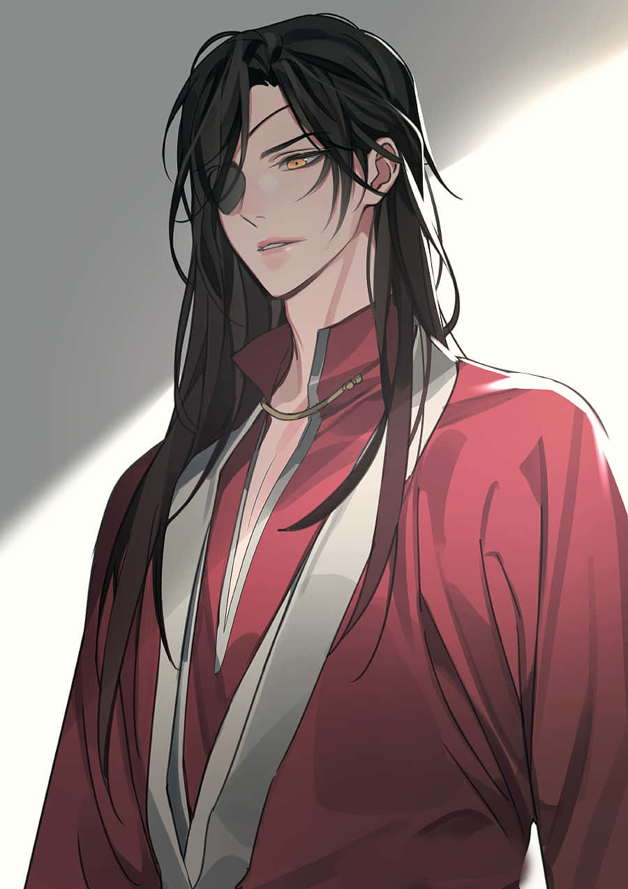 A Man With Long Hair And A Red Robe Wallpaper