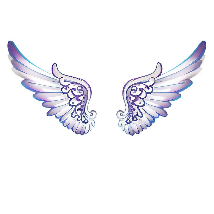 Download Heavenly Angel Wings Decoration Png Csk3 | Wallpapers.com