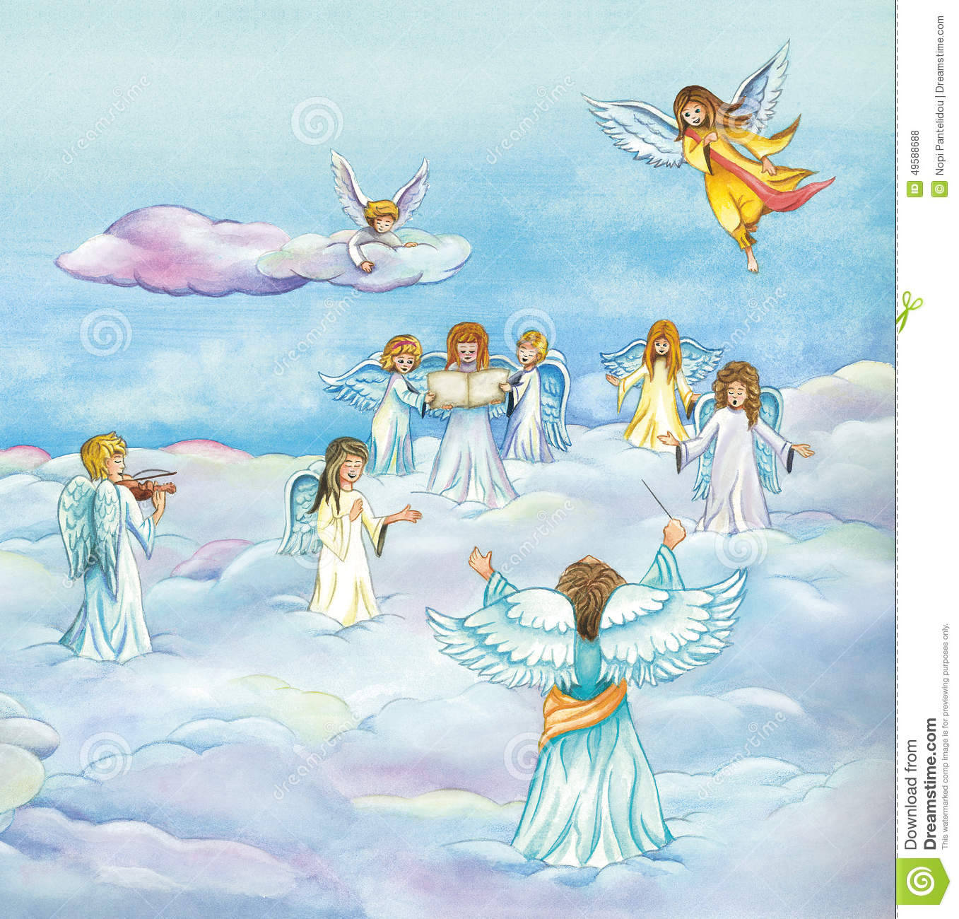 "Glimpse of Heavenly Angels" Wallpaper