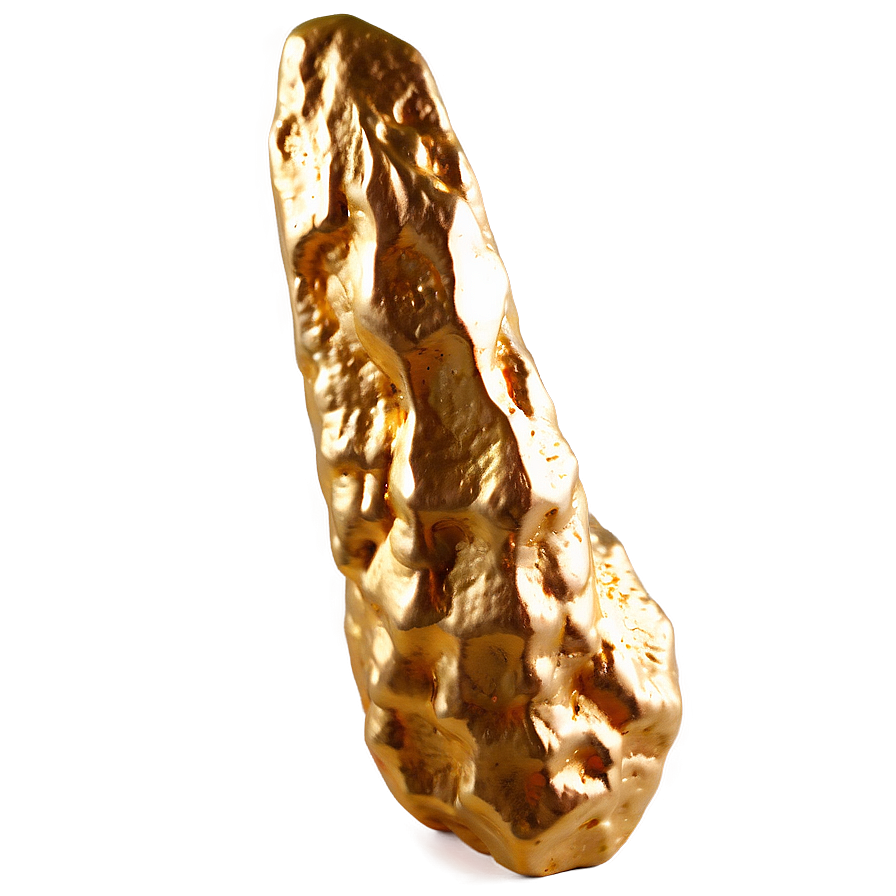 Heavy Gold Nugget Png 06132024 PNG