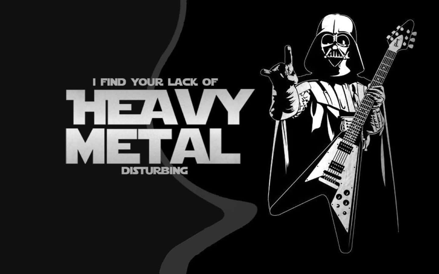 Headbanging to the Heavy Metal sound Wallpaper