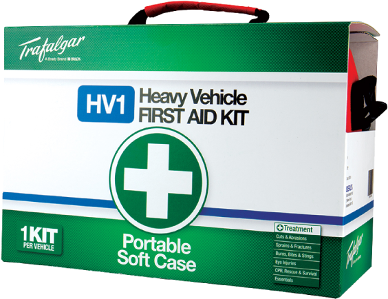 Heavy Vehicle First Aid Kit Portable Soft Case PNG