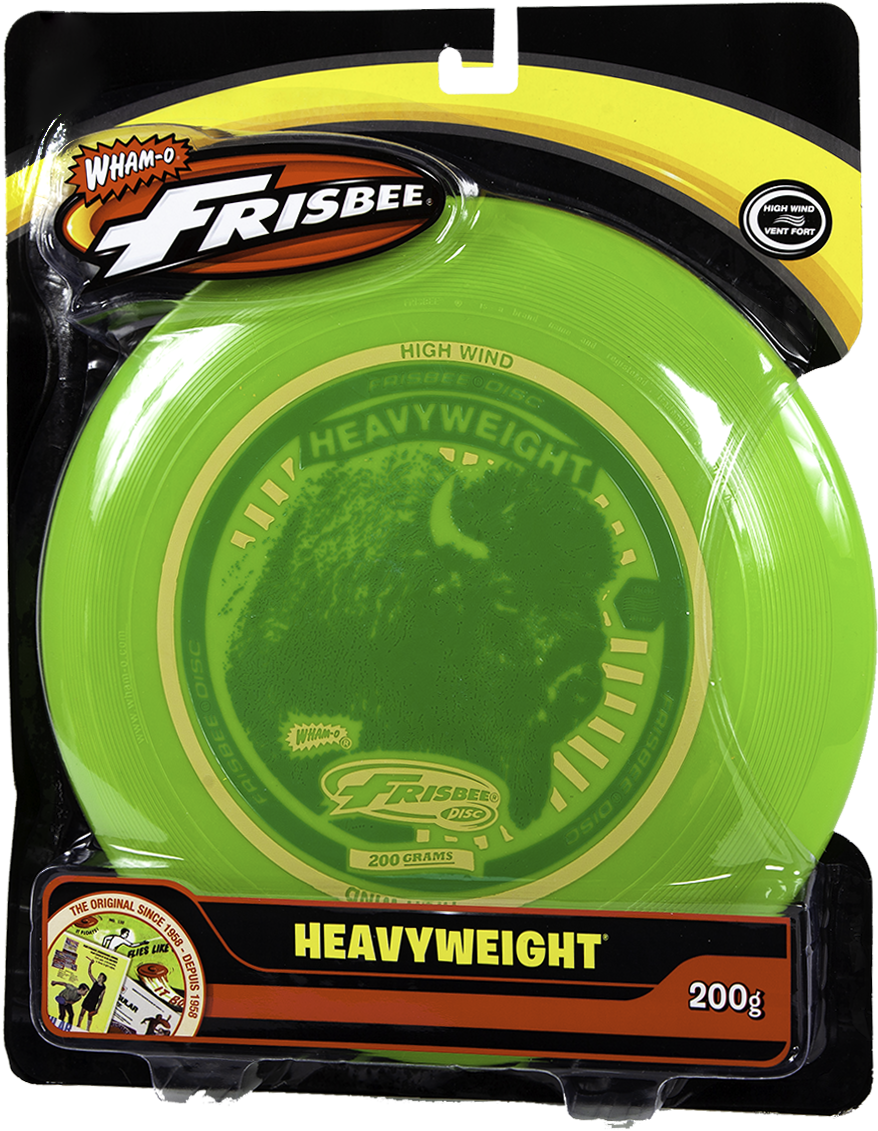 Heavyweight Green Frisbee Packaging PNG