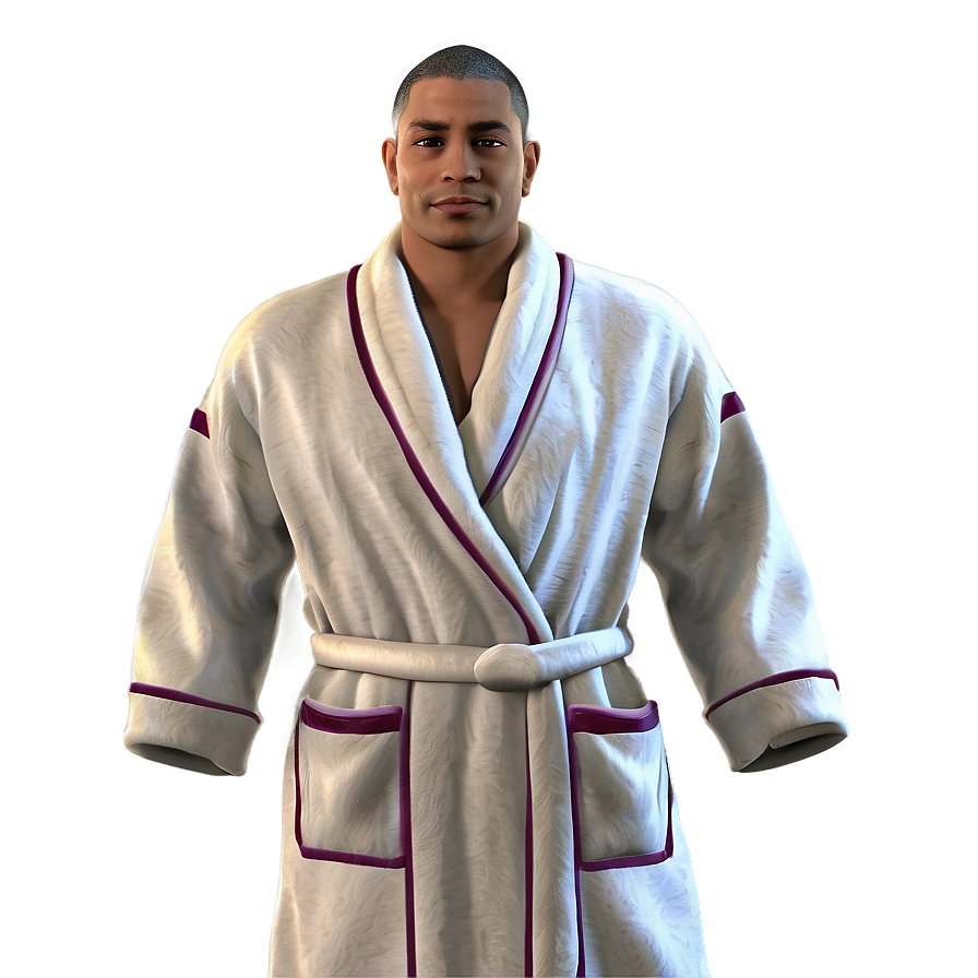 Heavyweight Wool Robe Png 06132024 PNG