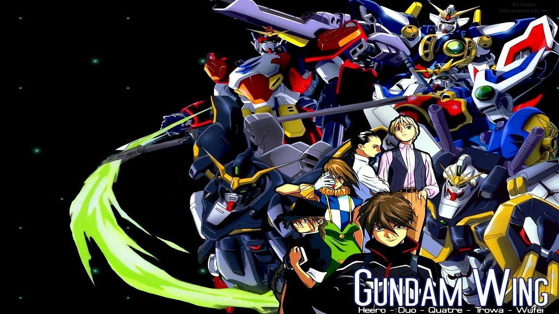 Heero Yuy - Gundam Pilot in Action Wallpaper
