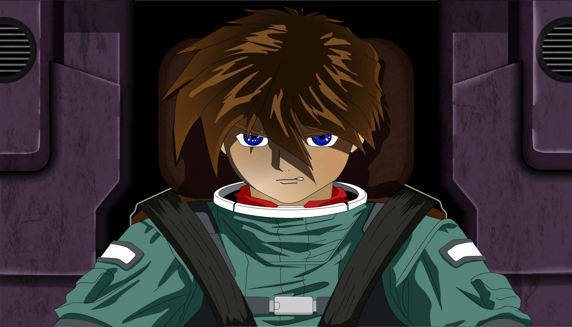 Heero Yuy - The Iconic Gundam Pilot Wallpaper