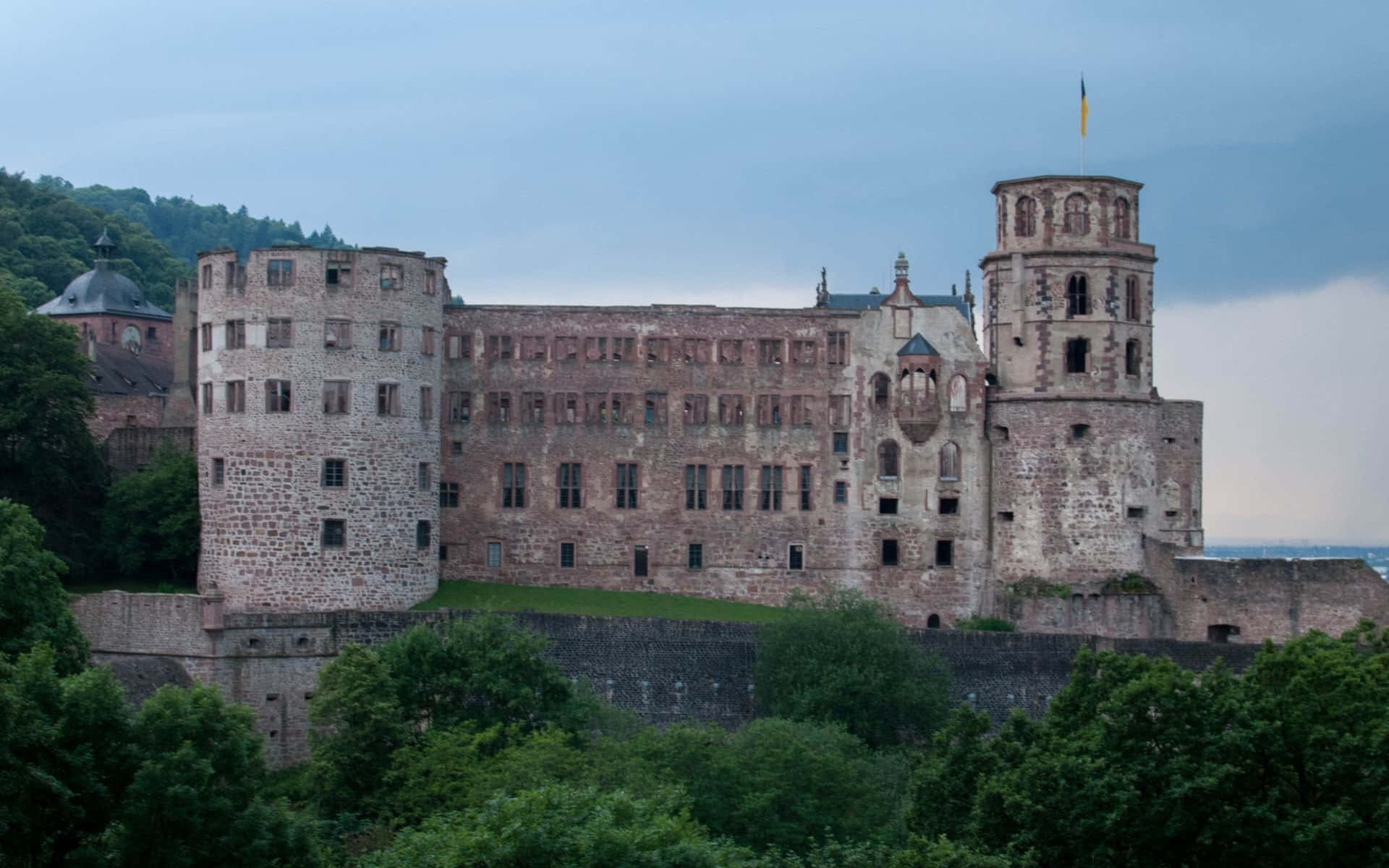 Heidelberg Castle Fortress Wallpaper