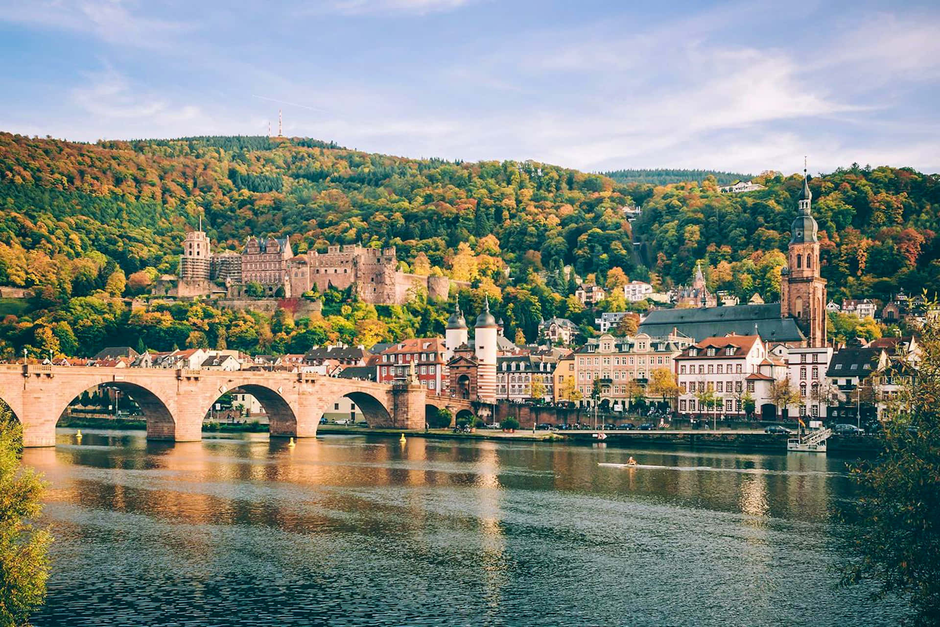 Heidelberg Castle In Autumn Wallpaper