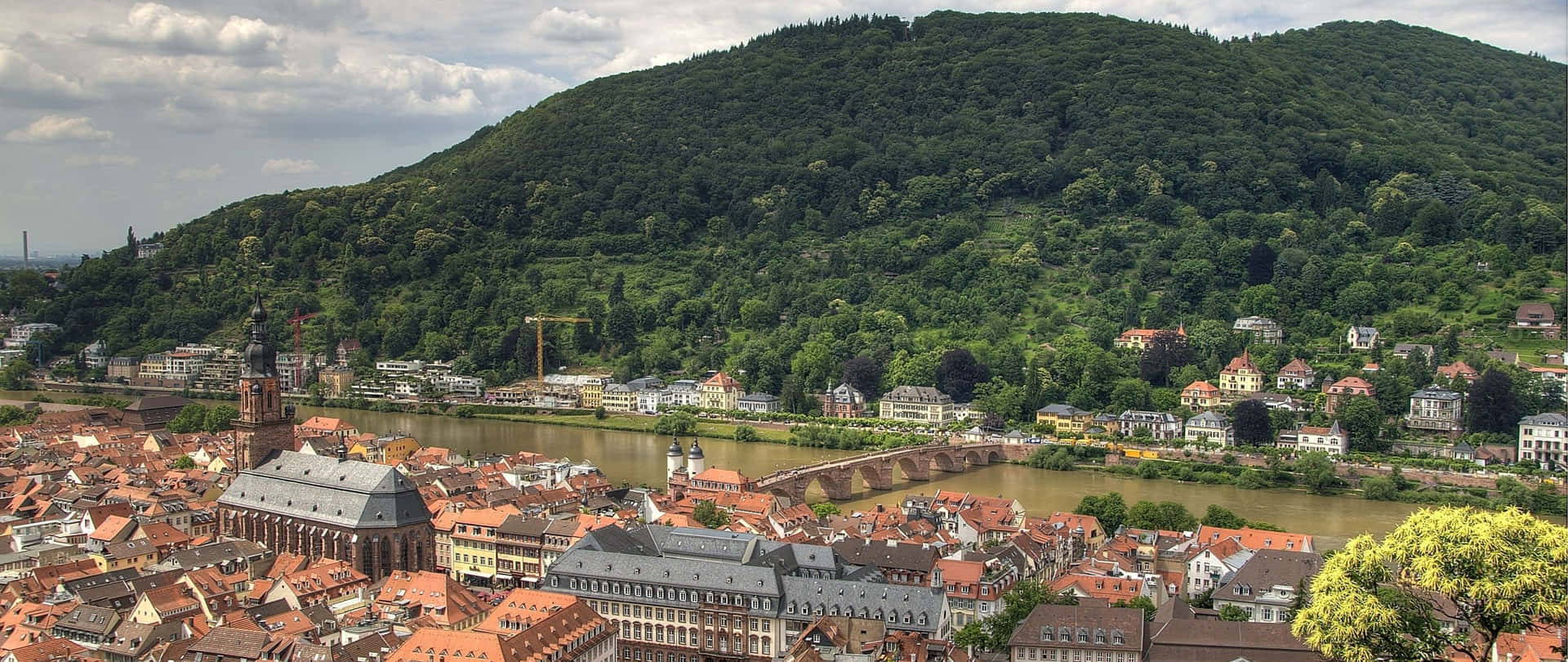 Heidelberg Castle Mountain Wallpaper