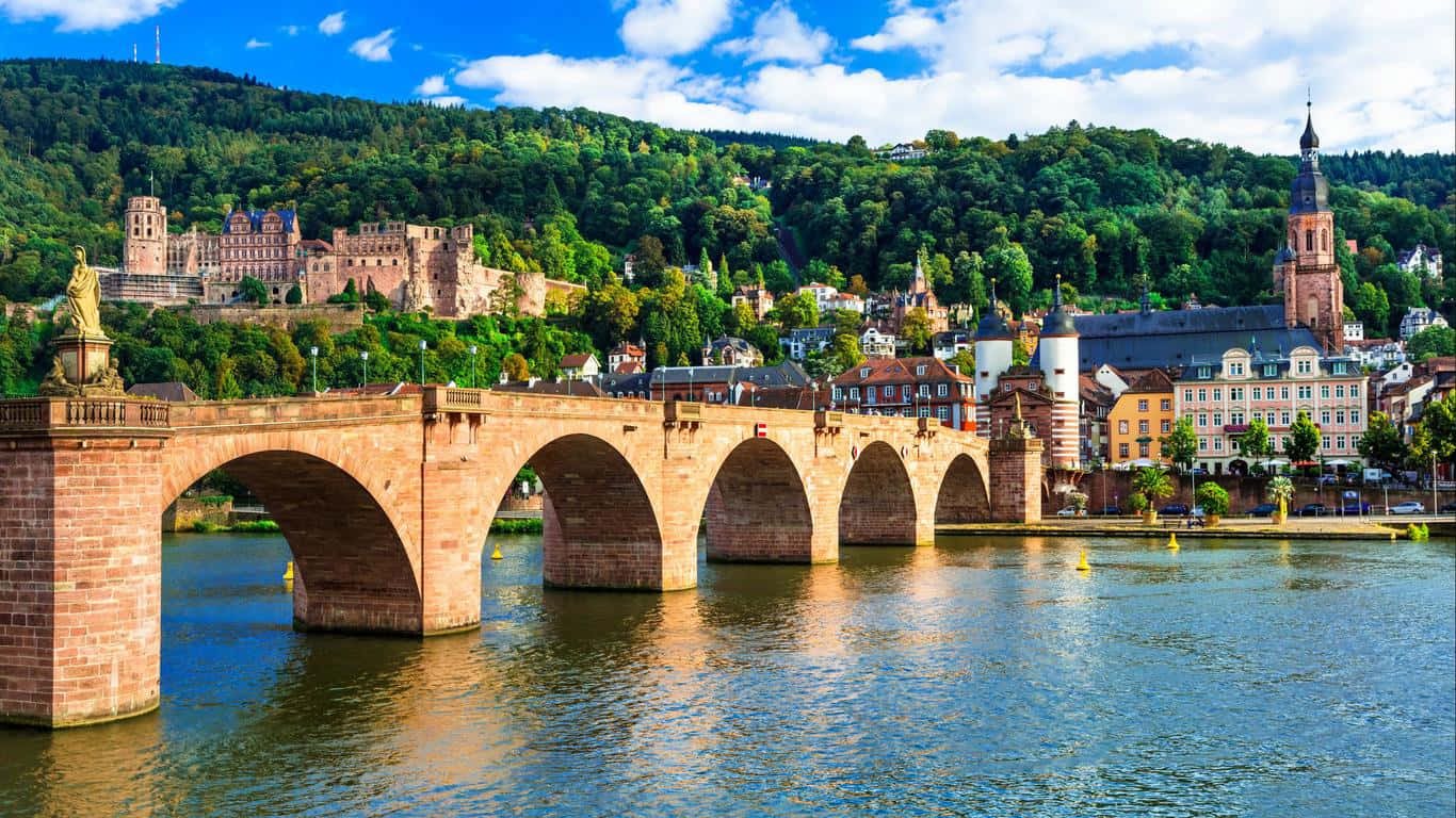 Heidelberg Castle Old Bridge Wallpaper