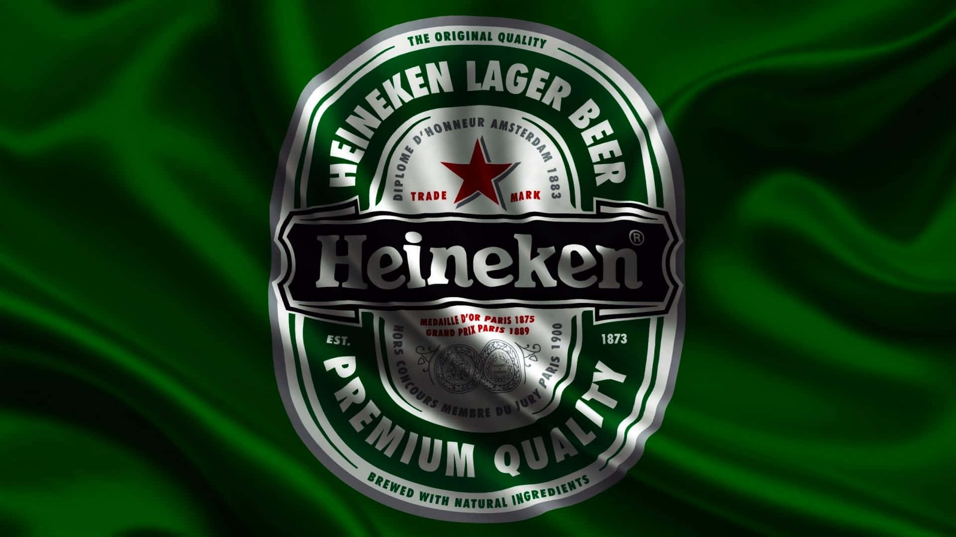 Refreshing Heineken Beer Pouring into a Glass