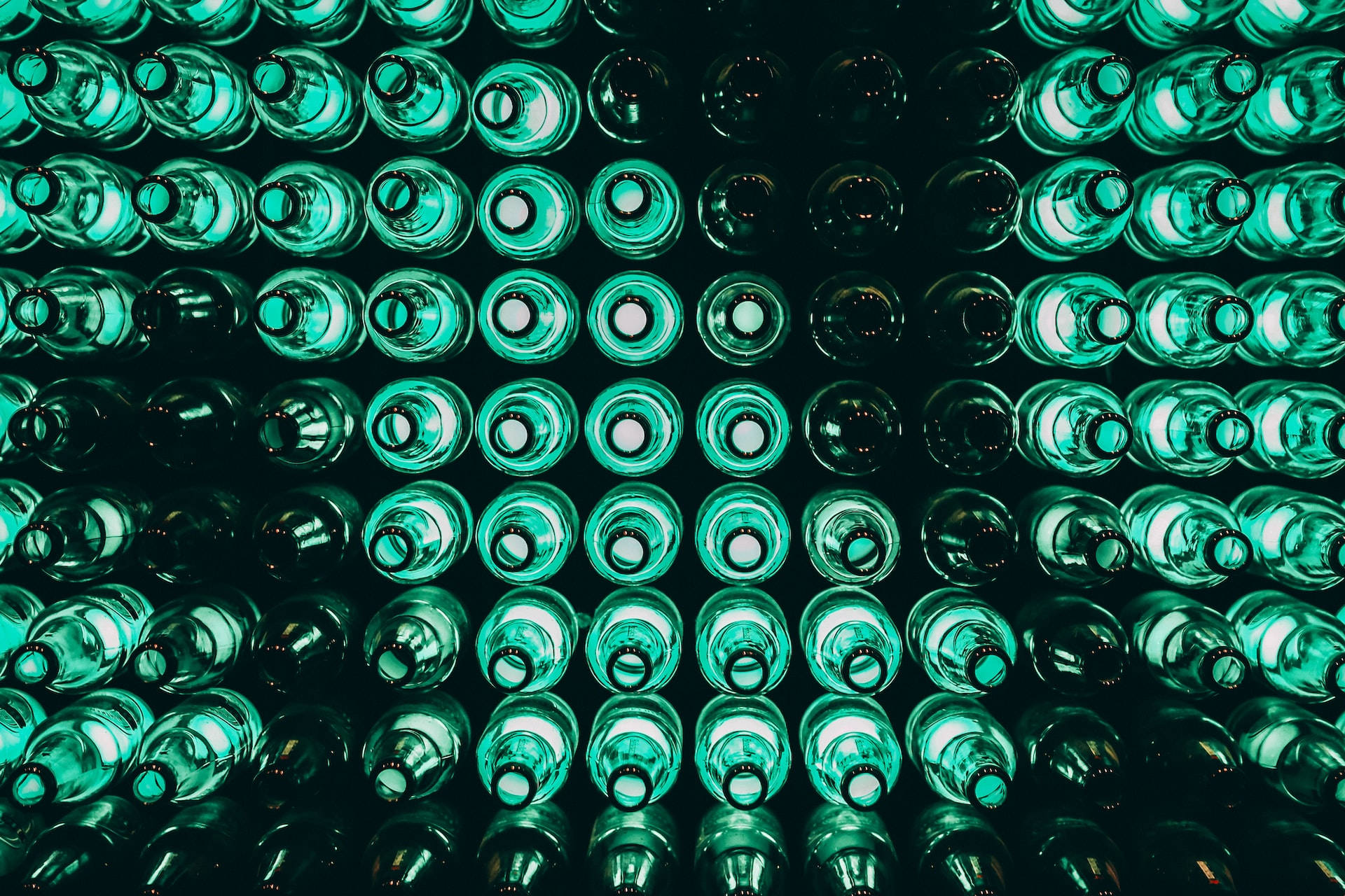 A Flat Lay of Chilled Heineken Lager Beer Bottles Wallpaper