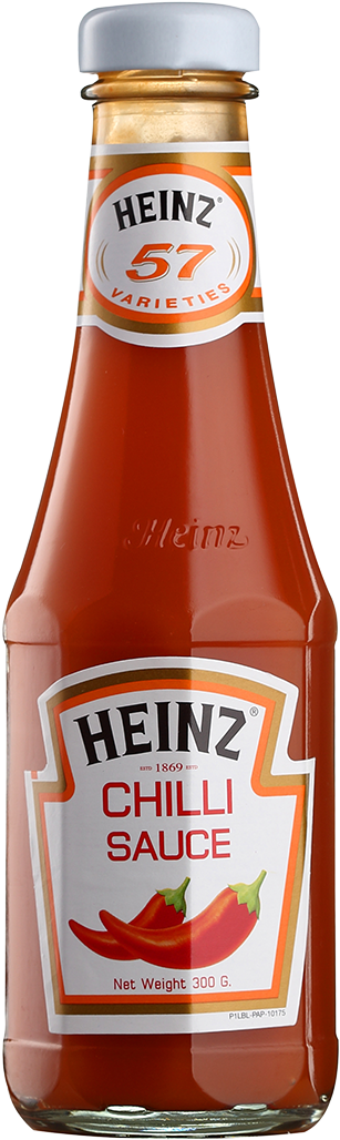 Heinz Chilli Sauce Bottle PNG