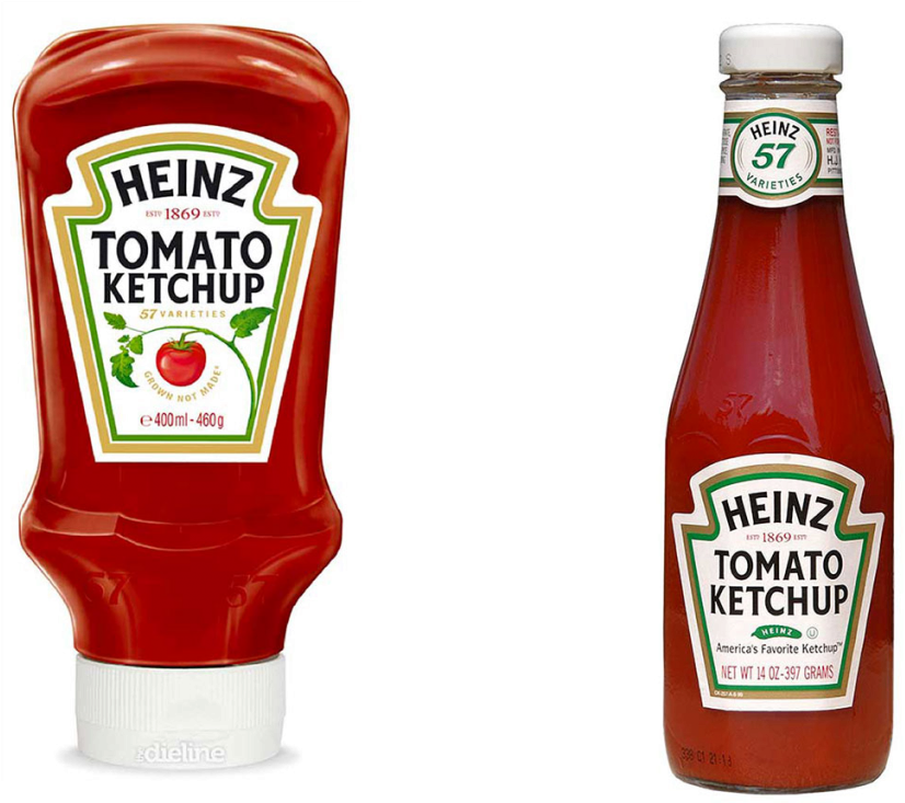 Heinz Ketchup Bottles Variety PNG