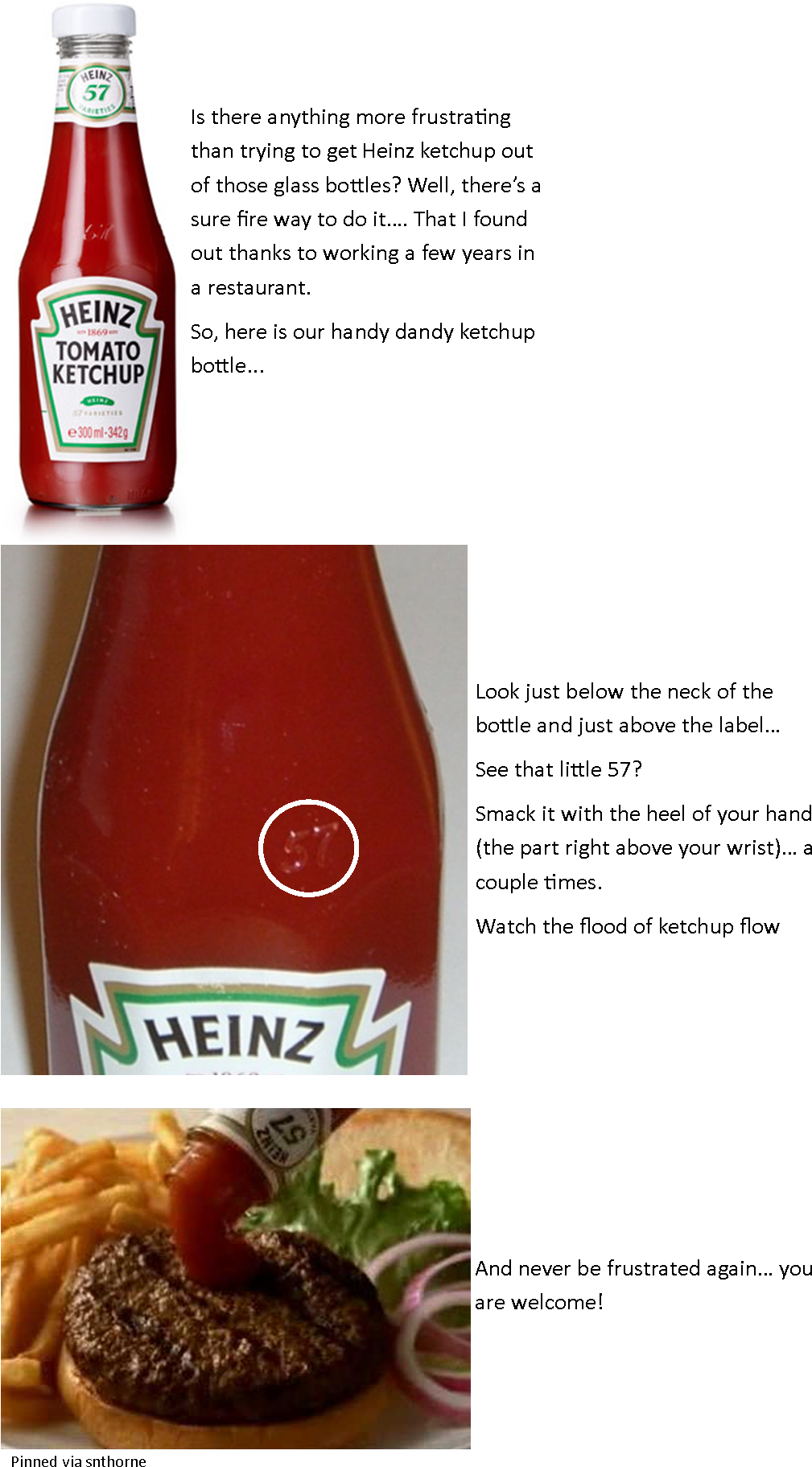 Heinz Ketchup Tipsand Bottle PNG