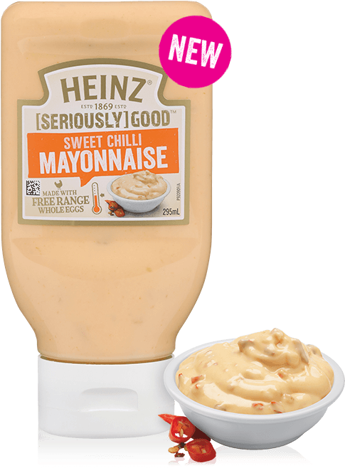 Heinz Sweet Chilli Mayonnaise New Product PNG