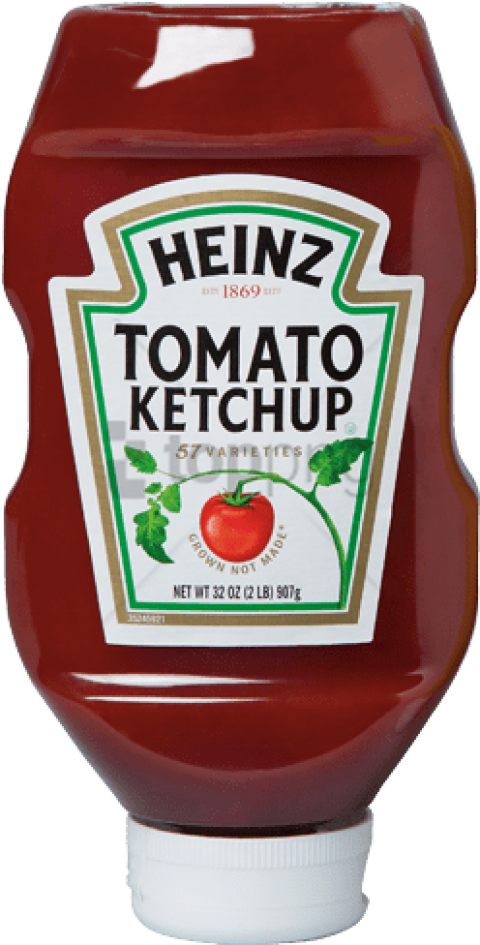 Heinz Tomato Ketchup Bottle PNG