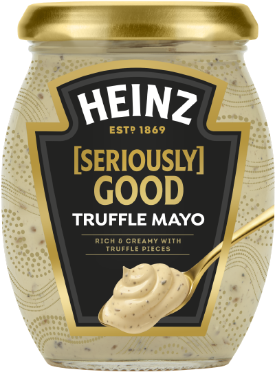 Heinz Truffle Mayo Jar PNG