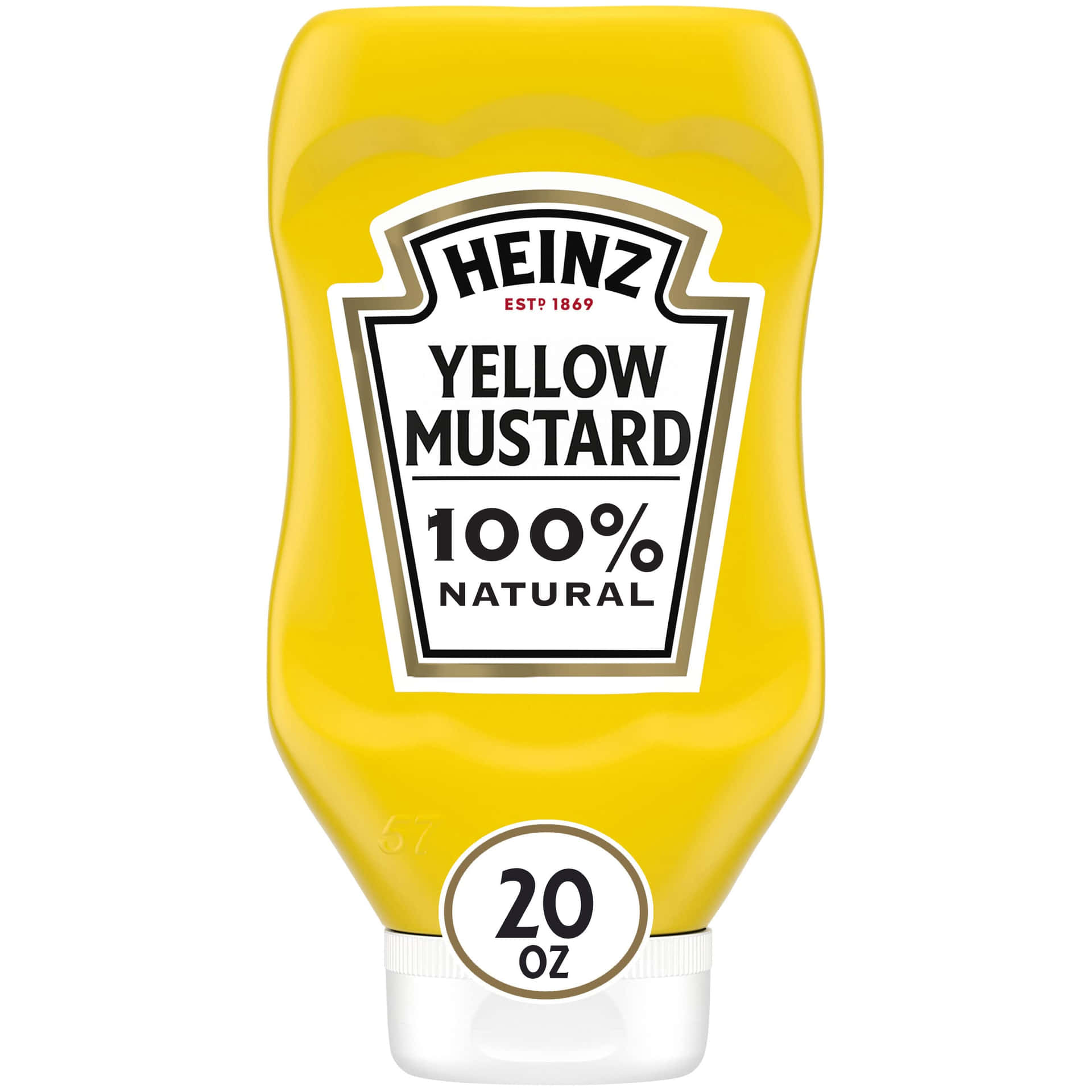Heinz Yellow Mustard Bottle100 Percent Natural Wallpaper