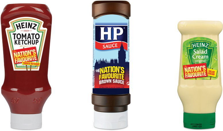 Heinzand H P Sauces Variety PNG