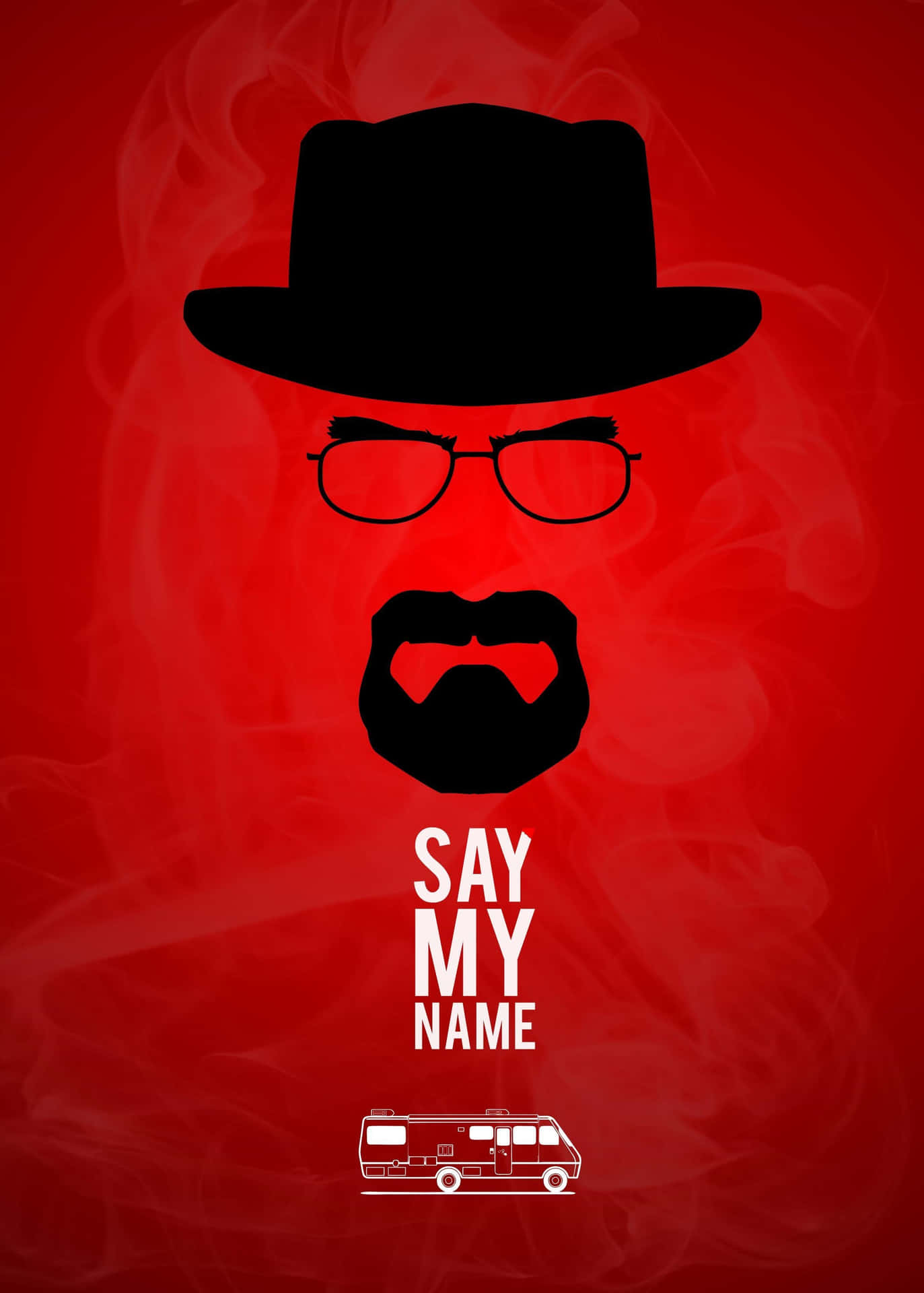 Download Heisenberg Iconic Phrase Poster Wallpaper | Wallpapers.com