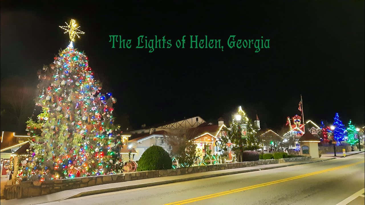 Helen Georgia Holiday Lights Picture