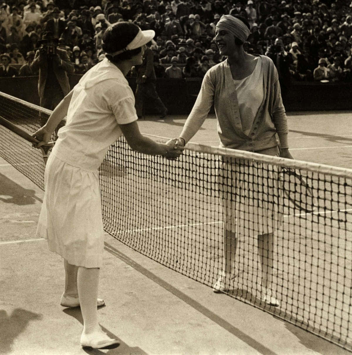 Helenwills E Suzanne Lenglen 1926 Sfondo
