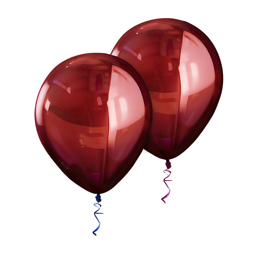 Helium Red Balloons Png 06132024 PNG