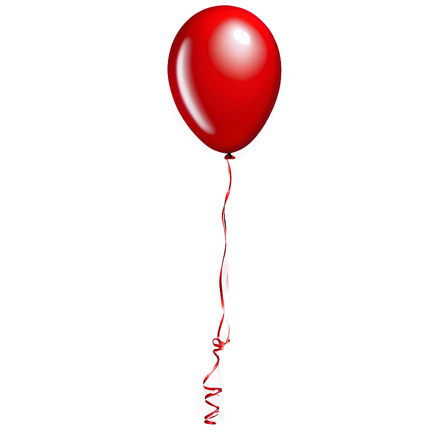 Helium Red Balloons Png 06132024 PNG