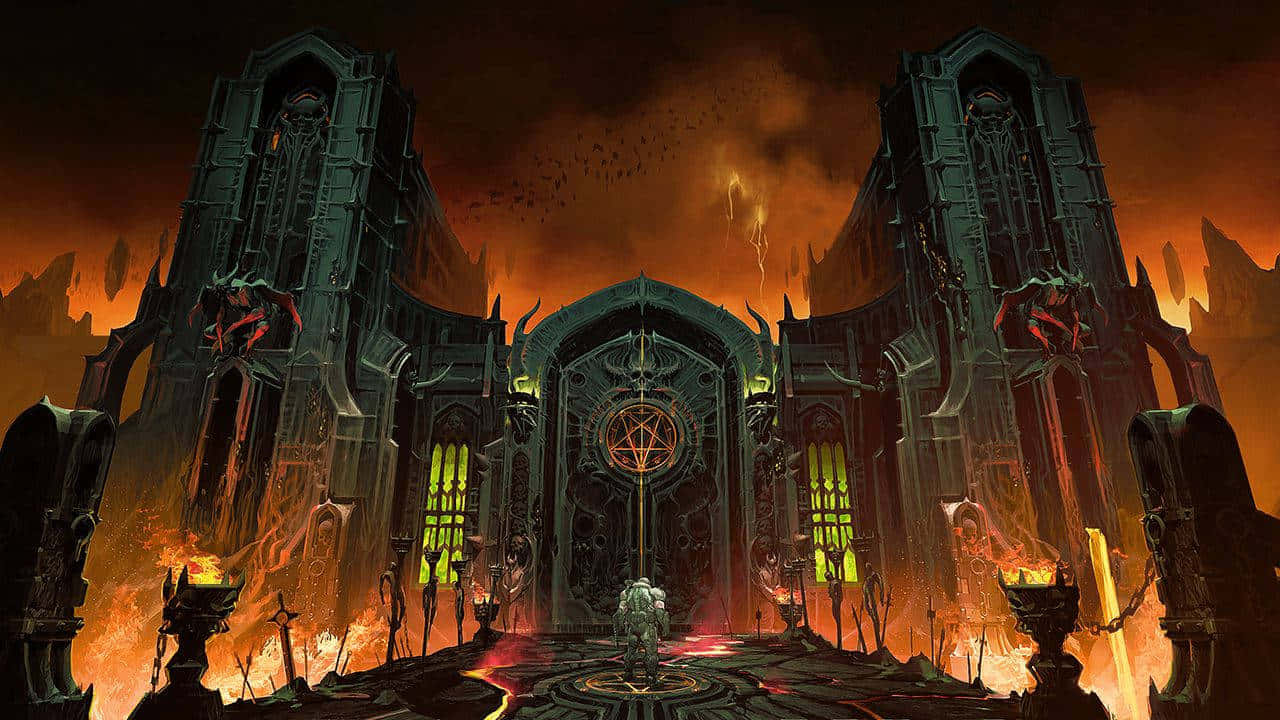 Doom Eternal Castle Hell Background
