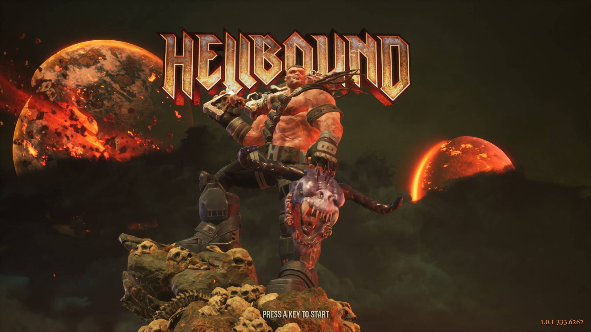 Poster Del Videogioco Hellbound Sfondo