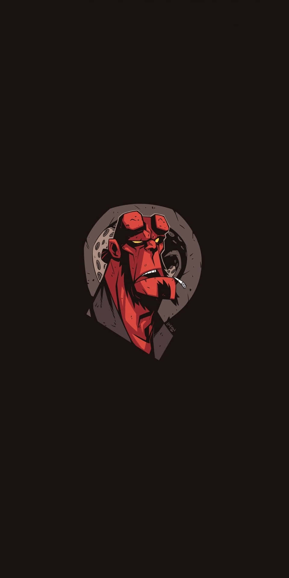 Hellboy Comic Art Illustration Wallpaper