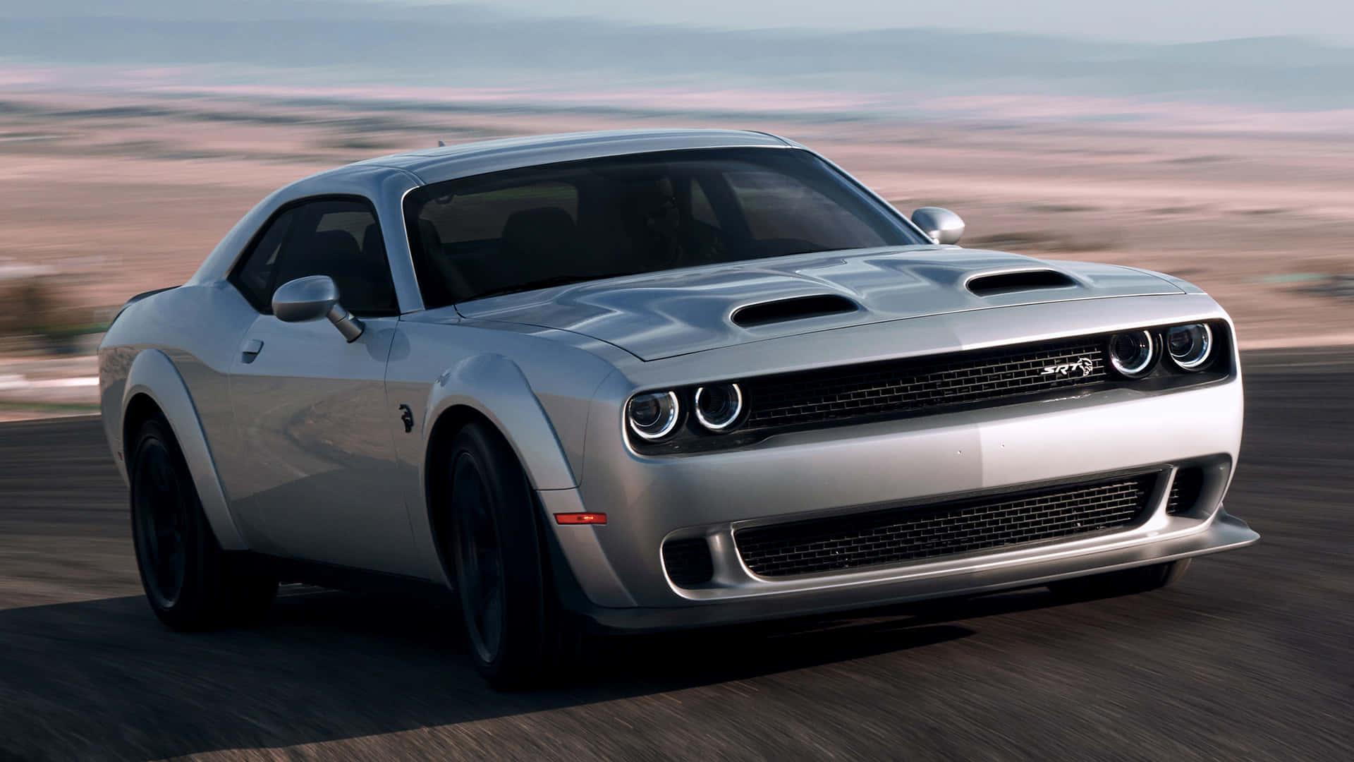 Aggressive stylings of the Dodge Hellcat Wallpaper