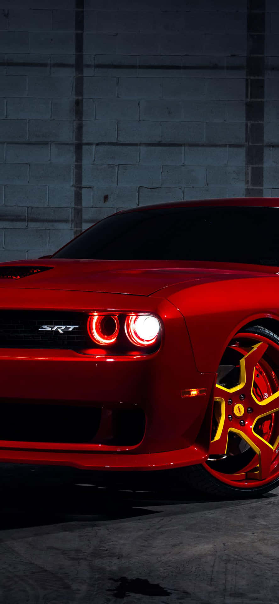 Elevate your Mobile Experience with the Hellcat Iphone Wallpaper
