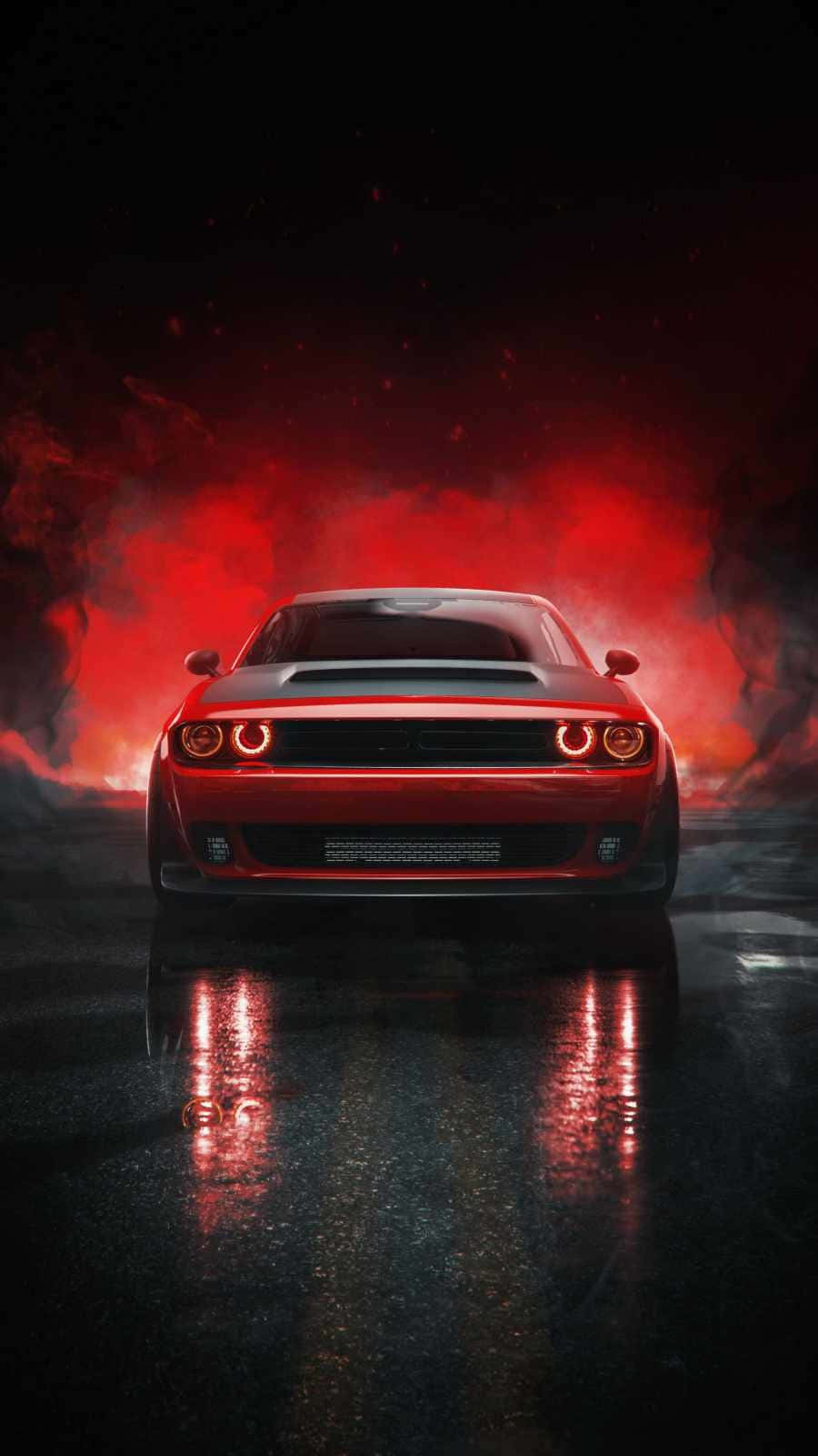 Download Style meets speed with the Hellcat Iphone Wallpaper ...