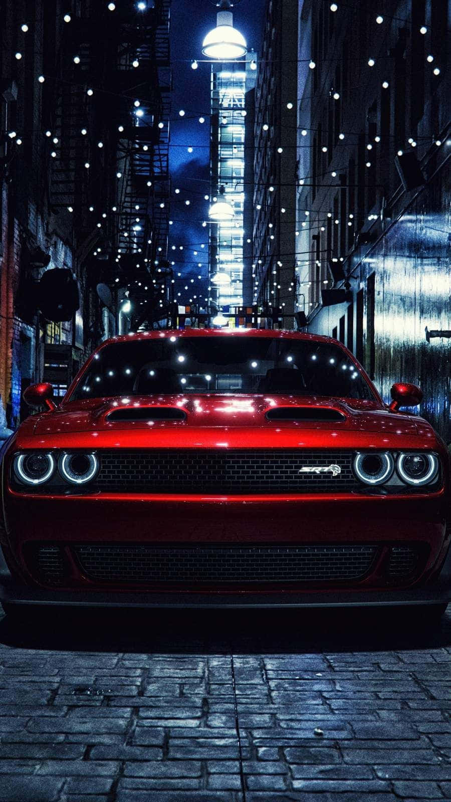 Get the latest Hellcat Iphone and experience speed and unrivalled power Wallpaper