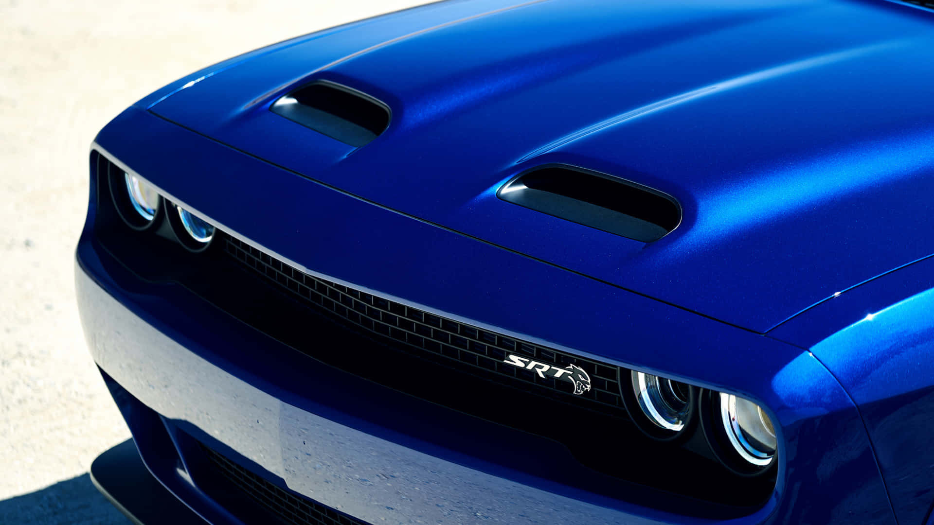 Feel the power in the Dodge Challenger SRT Hellcat Wallpaper